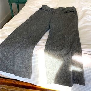 Banana Republic tweed wide-legged trousers, size 8